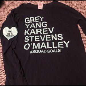 Grey’s anatomy squad goals shirt